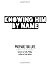 Knowing Him by Name