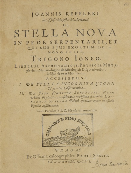 De Stella Nova in Pede Serpentarii (On the New Star in the Foot of the Serpent Handler)