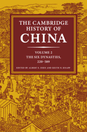 The Cambridge History of China. Volume 2. The Six Dynasties, 220–589 (Hardcover)
