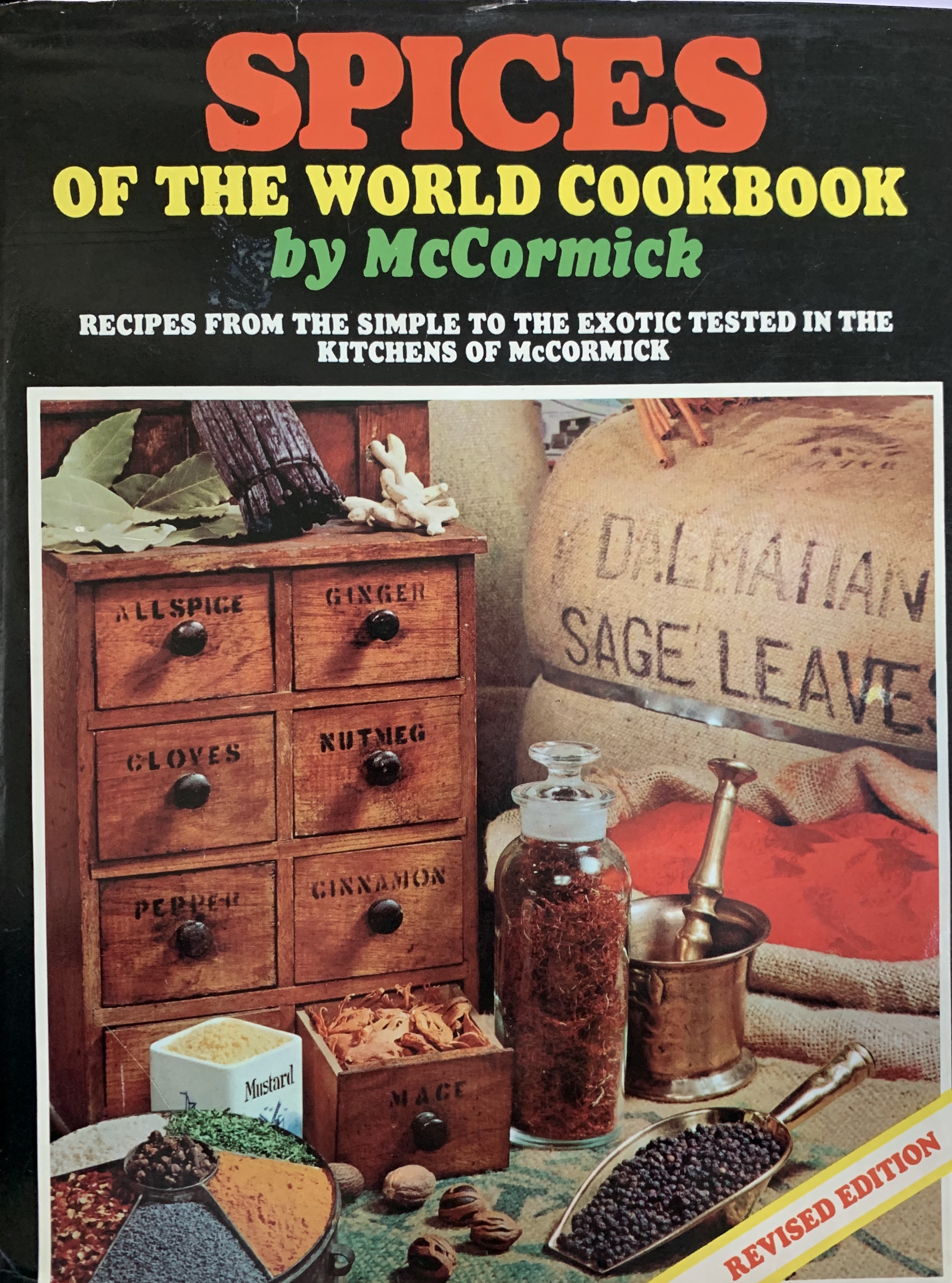 Spices of the World Cookbook by McCormick Revised Edition