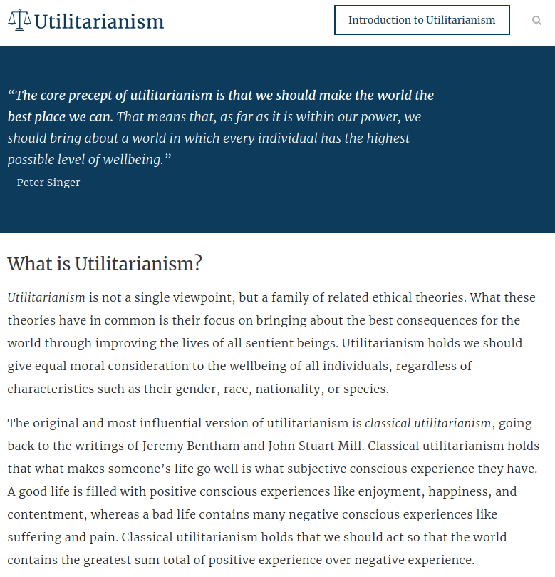 Utilitarianism (ebook)