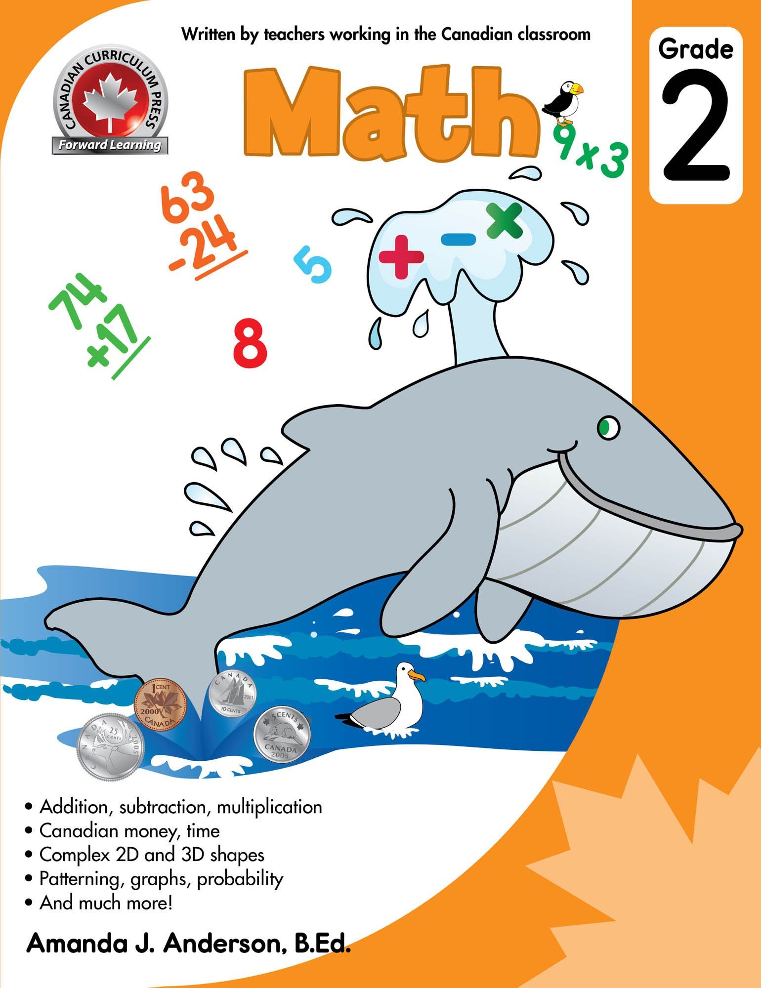 Math Grade 2: Addition, subtraction, multiplicatio (Paperback)