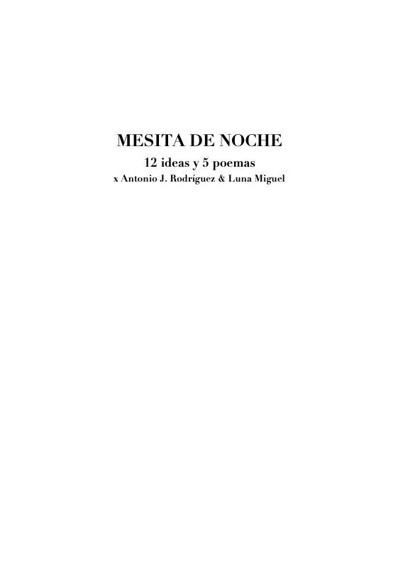 Mesita de noche