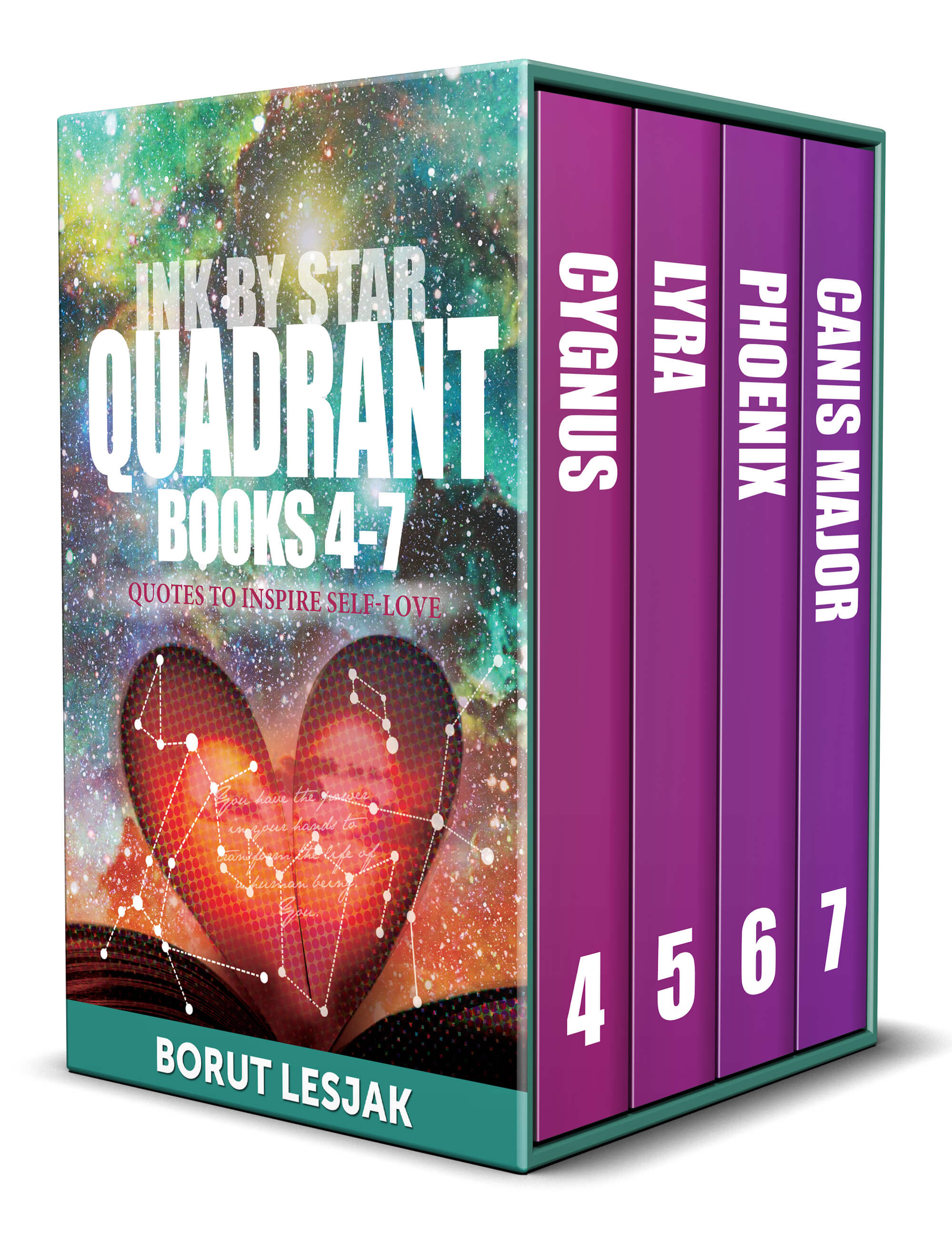 Quadrant (The Ink by Star Series, Books 4-7): Quotes to Inspire Self-Love (The Ink by Star Series Box Sets Book 2)