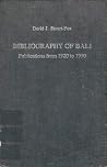 Bibliography of Bali: Publications from 1920 to 1990 (Kitlv Bibliographical Series, No 19) Bibliography of Bali: Publications from 1920 to 1990 (Kitlv Bibliographical Series, No 19)
