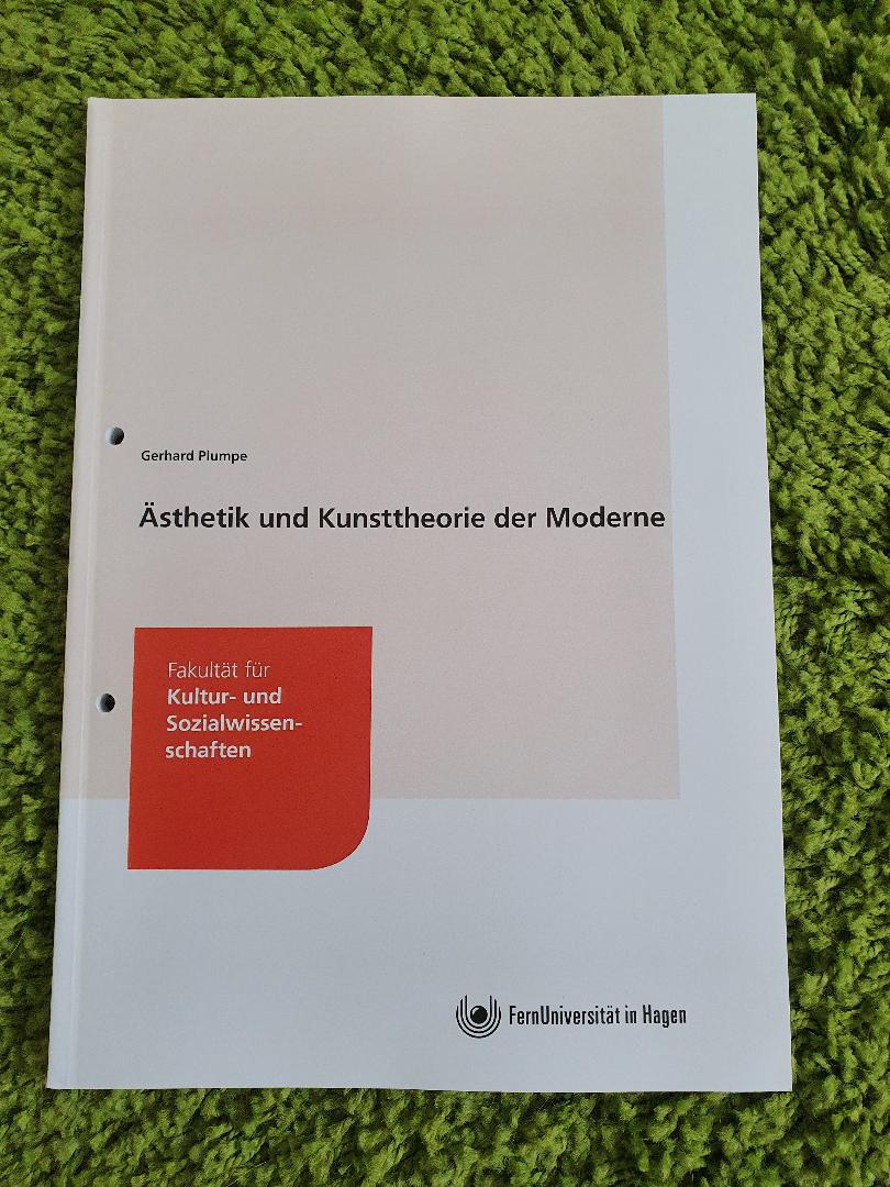 Ästhetik und Kunsttheorie der Moderne