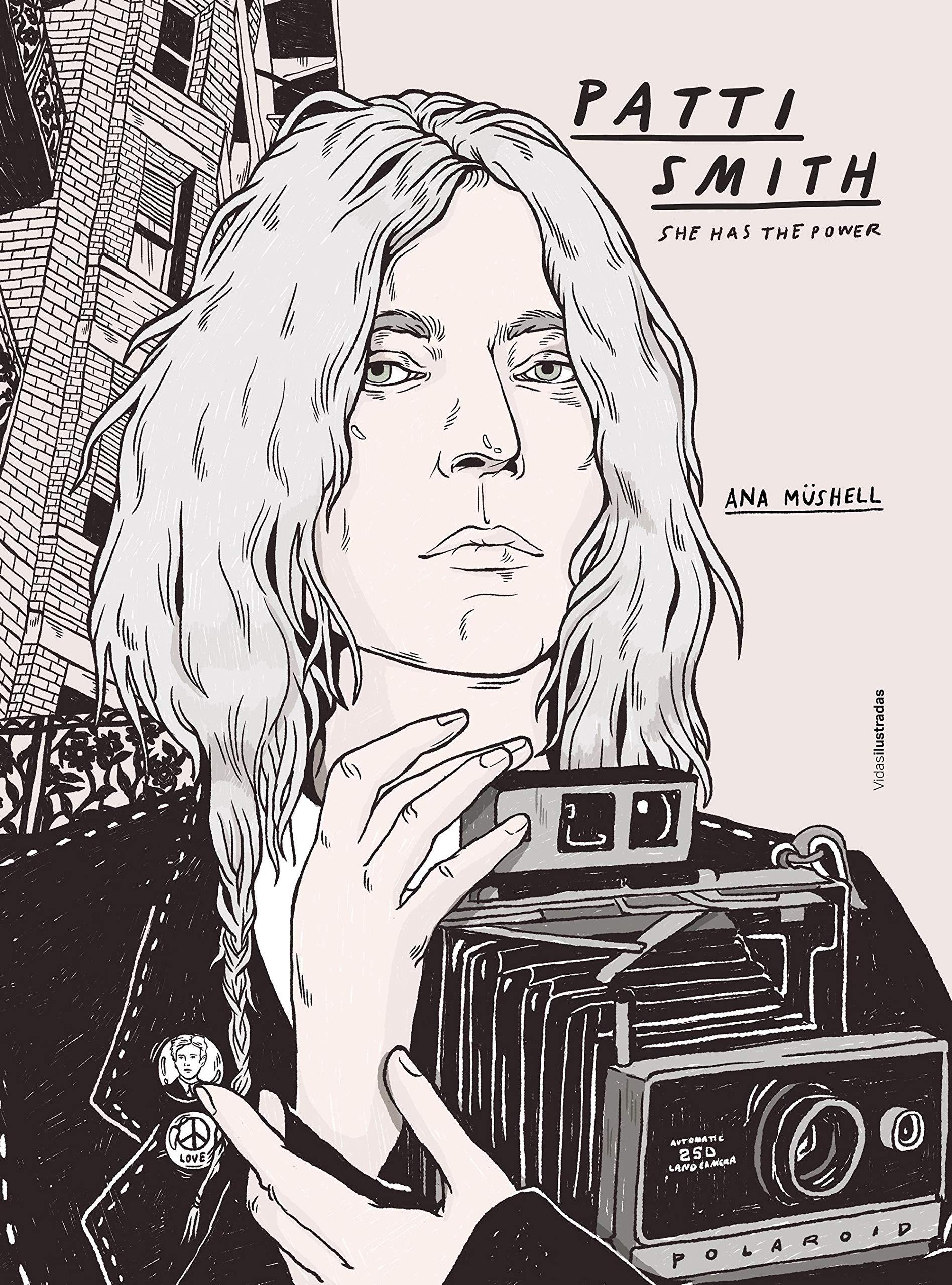 Portada de Patti Smith. She has the power, de Ana Müshell