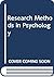 Research Methods in Psychology