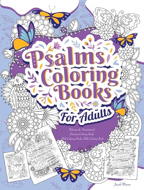 Psalms Coloring Books For Adults