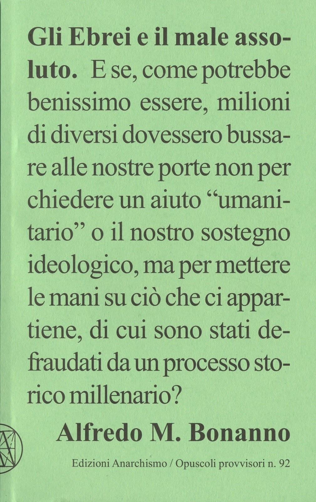 Gli Ebrei e il male assoluto (Unknown Binding)