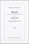 Quad: et autres pièces pour la télévision, suivi de : L'Épuisé par Gilles Deleuze Quad: et autres pièces pour la télévision, suivi de : L'Épuisé par Gilles Deleuze