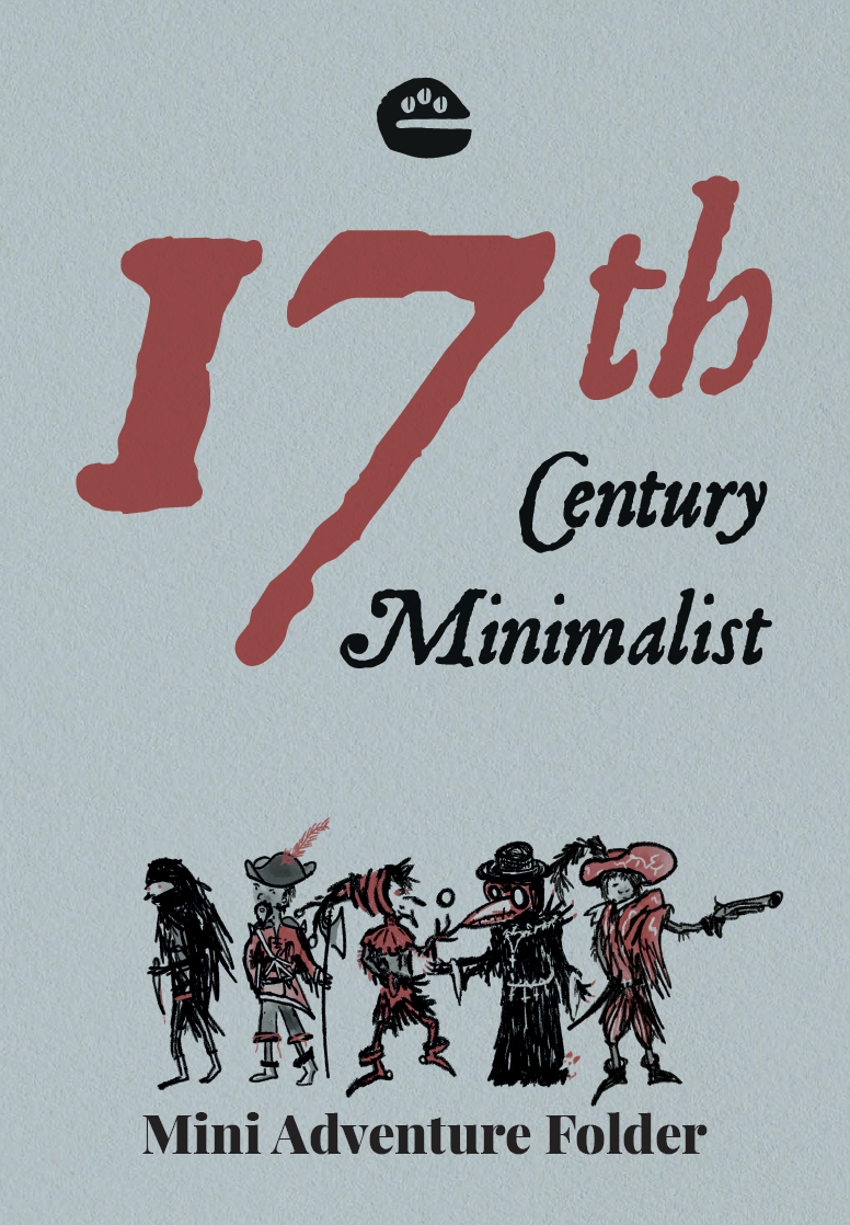 17th Century Minimalist: Mini Adventure Folder