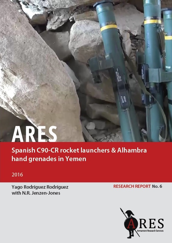 Spanish C90-CR rocket launchers & Alhambra hand grenades in Yemen