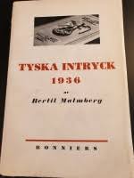 Tyska intryck 1936 (Unknown Binding)