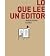 Lo que lee un editor