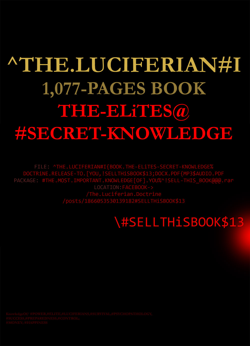 ^The Luciferian #I (The Elites Secret Knowledge [of Power, Money & Control {1077pgs.pdf