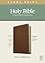 NLT Large Print Thinline Reference Bible, Filament Enabled (LeatherLike, Rustic Brown, Red Letter): Includes Free Access to the Filament Bible App ... Notes, Devotionals, Worship Music, and Video