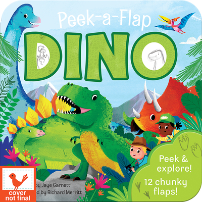 Peek-a-Flap Dino - Children's Lift-a-Flap Board Book, Gift for Little Dinosaur Lovers, Ages 2-7