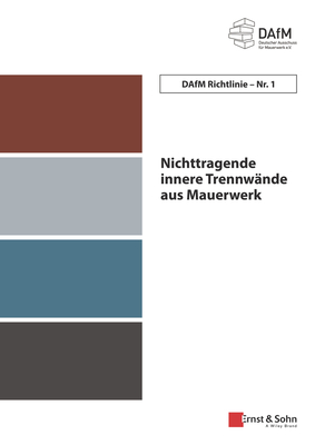 Dafm Richtlinie: Nichttragende Innere Trennwende Aus Mauerwerk (German Edition)