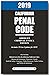 2019 CALIFORNIA PENAL CODE ...