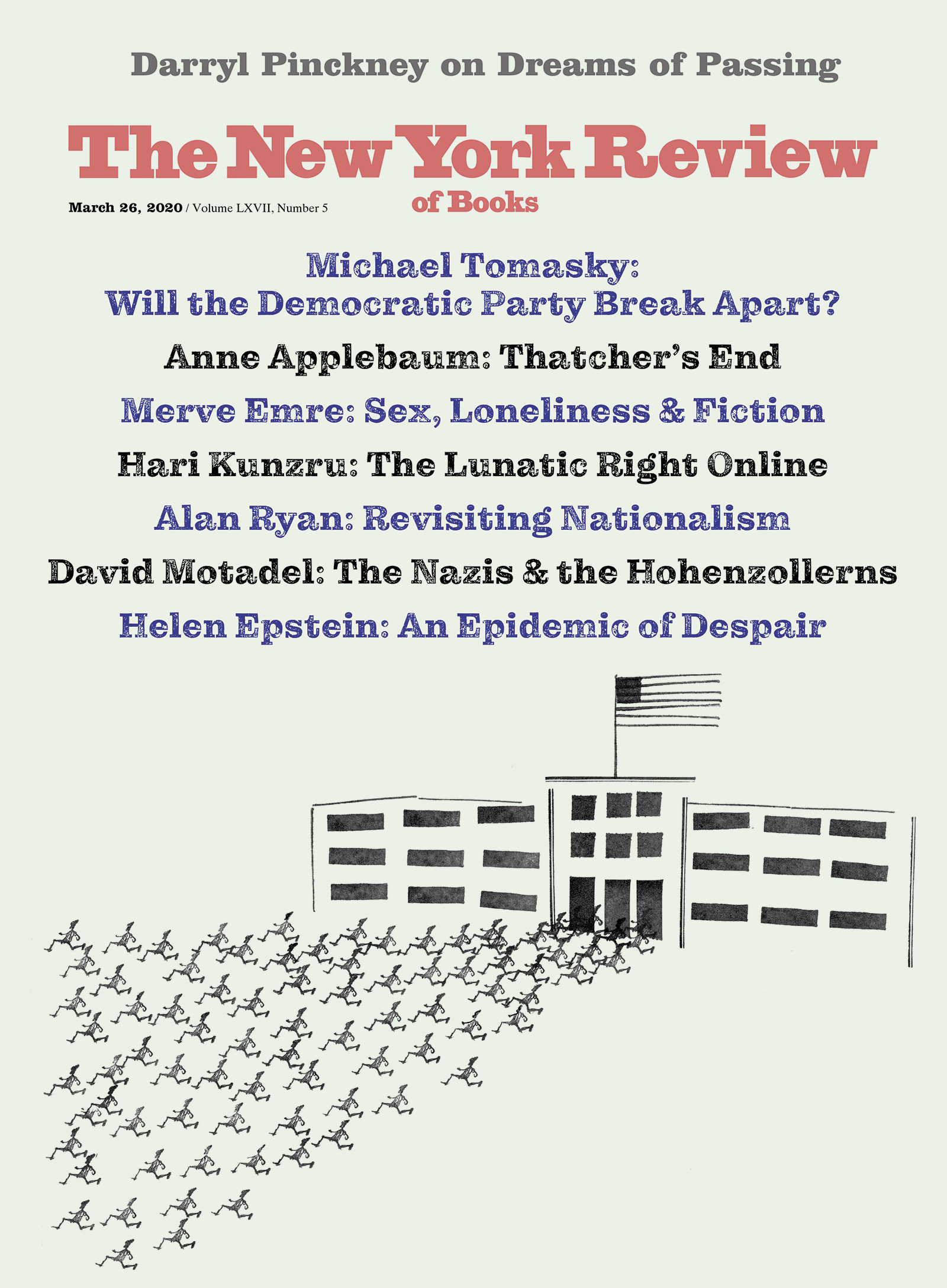 The New York Review of Books: Vol. LXVII, No. 5, March 26, 2020