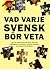 Vad varje svensk bör veta