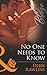 No One Needs to Know (Made in Montana, #5)