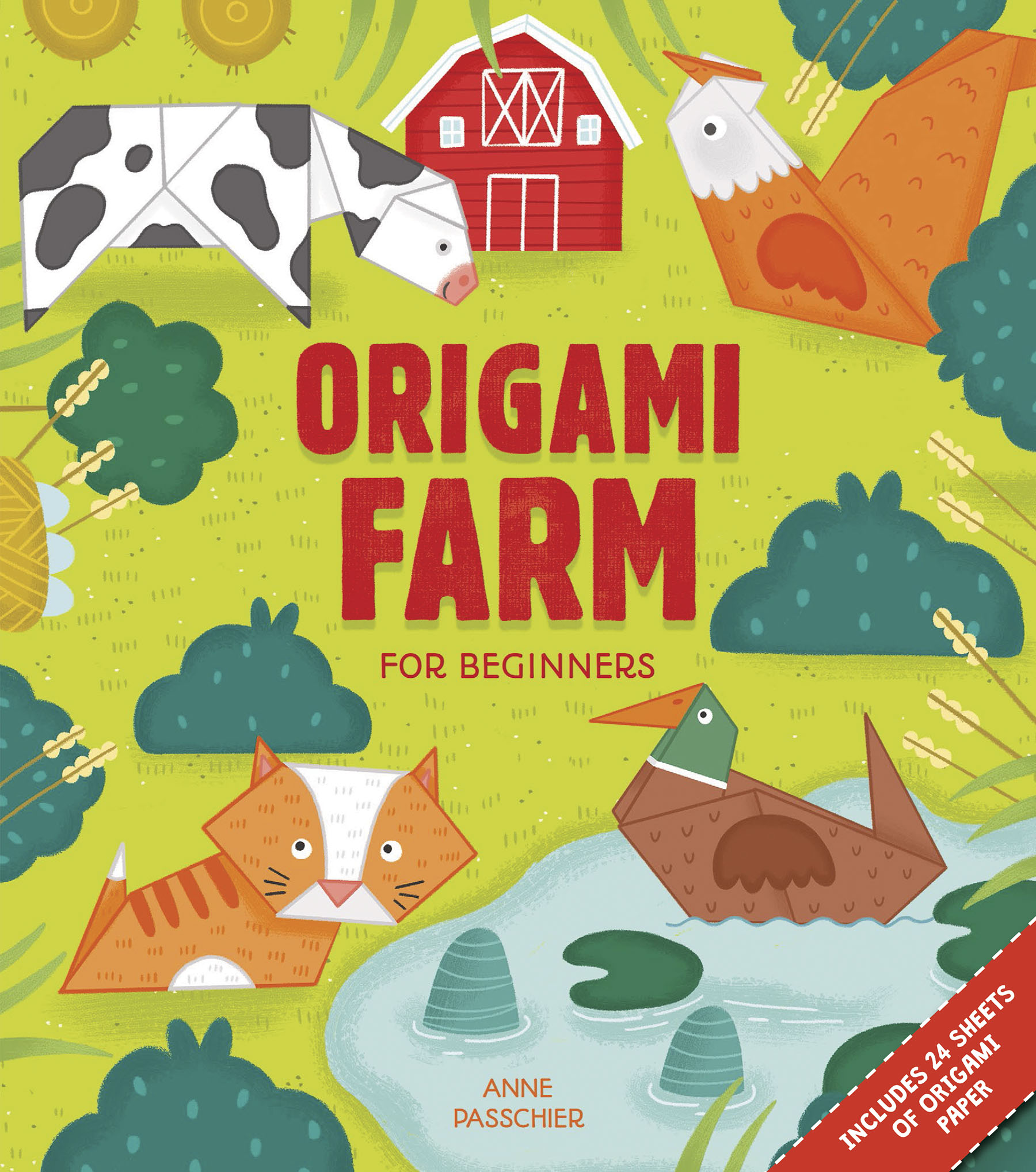 Origami Farm For Beginners: Includes 24 Sheets Of Origami Paper (Dover Crafts: Origami & Papercrafts)