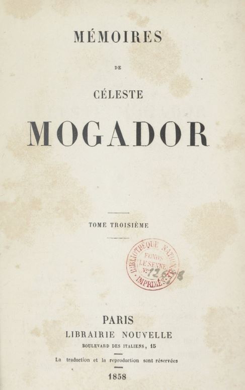 Mémoires de Céleste Mogador. Tome  3
