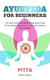 Book cover for Ayurevda for Beginners: Pitta