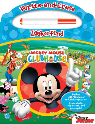Mickey Mouse Clubhouse: Write and Ease Look and Find (Board Book)