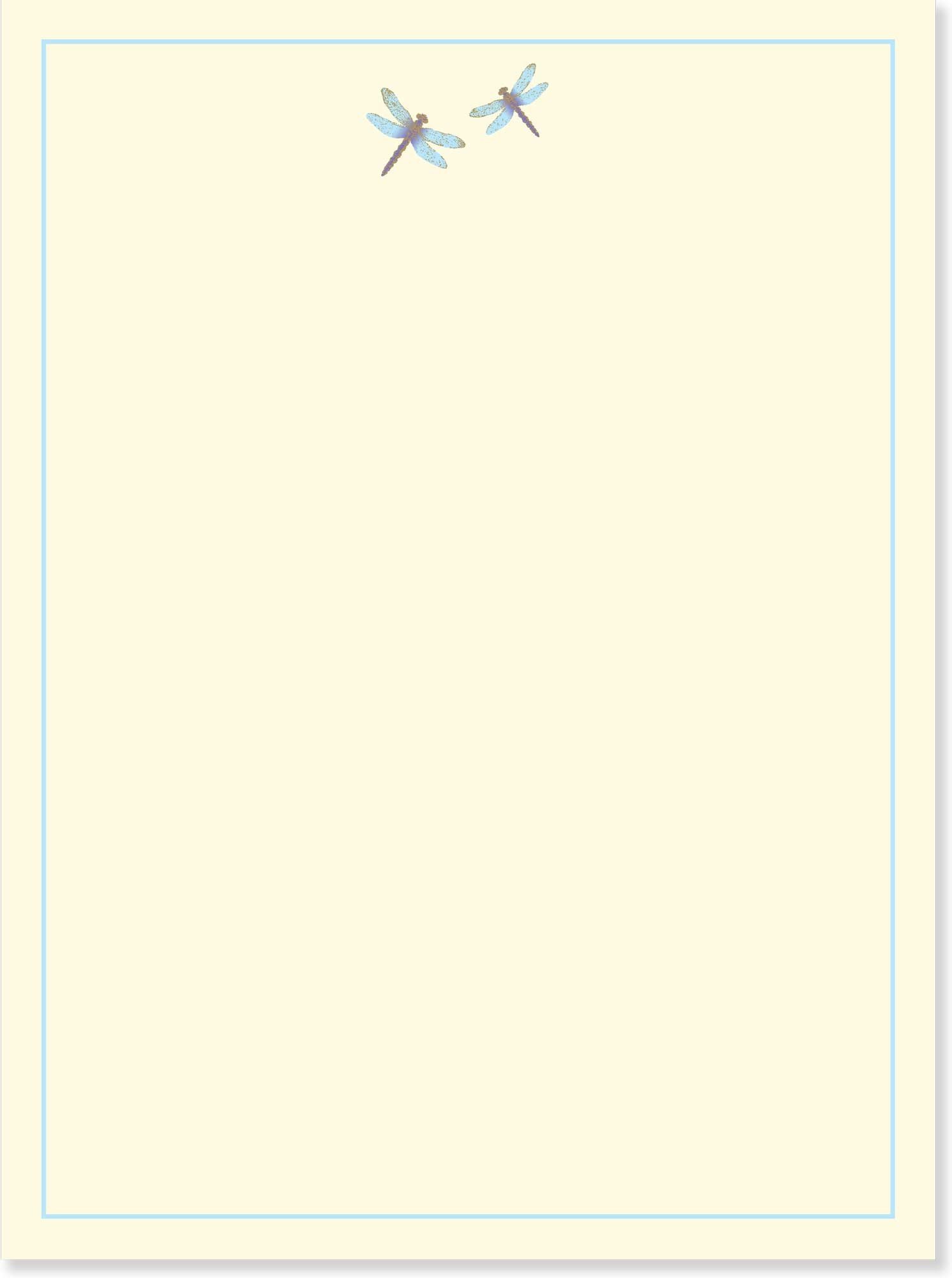 Blue Dragonfly Stationery Set (Boxed Stationery)