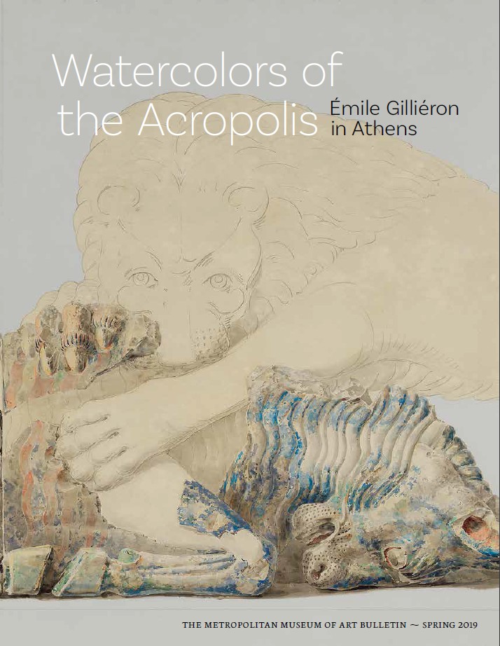 Watercolors of the Acropolis Émile Gilliéron in Athens