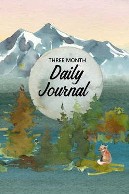 Daily Journal: Three month journal / You will never pass this way again - Watercolor forest