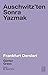 Auschwitz’ten Sonra Yazmak: Frankfurt Dersleri