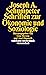 Schriften zur Ökonomie und Soziologie (suhrkamp taschenbuch wissenschaft) (German Edition)