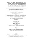 Effect of the President's FY 2012 budget and legislative proposals for the Office of Surface Mining on private sector job creation, domestic energy production, state programs, and deficit reduction