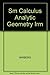 Calculus With Analytic Geometry IRM