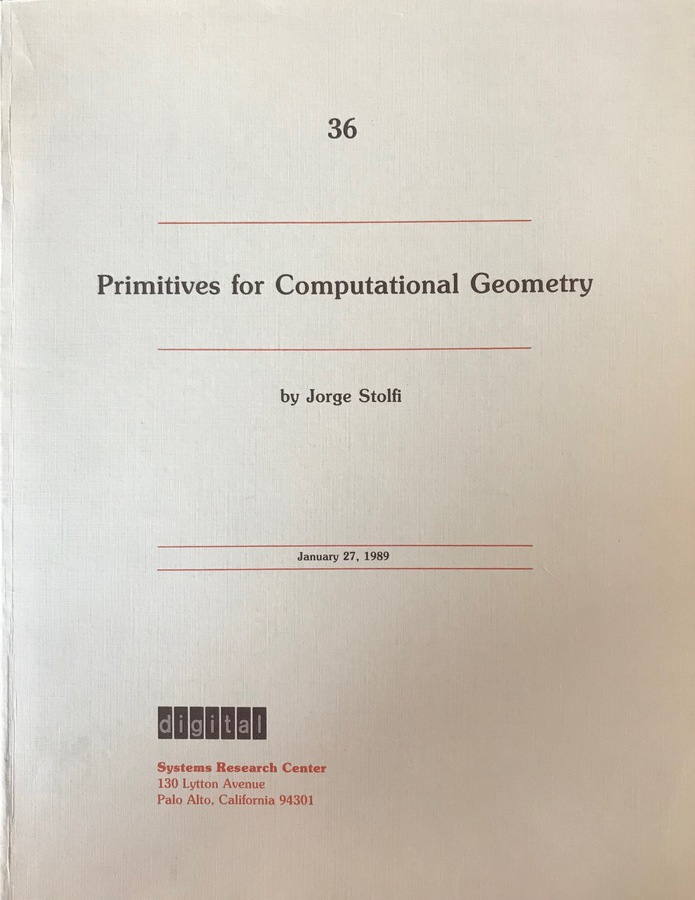 Primitives for Computational Geometry