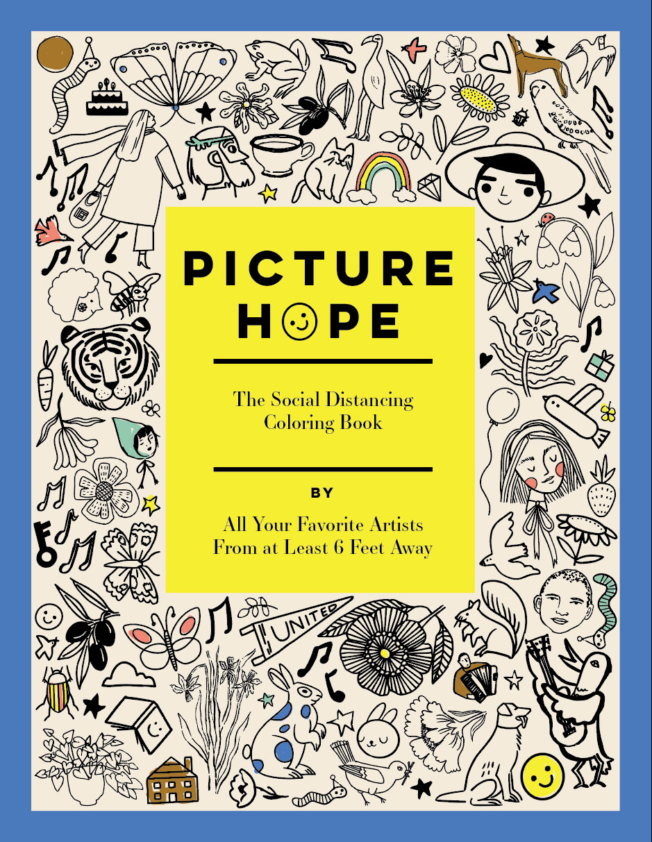 Picture Hope: A social distancing colouring book (Paperback)