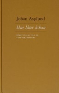 Hur låter åskan - Förstudium till en vetenskapsteori