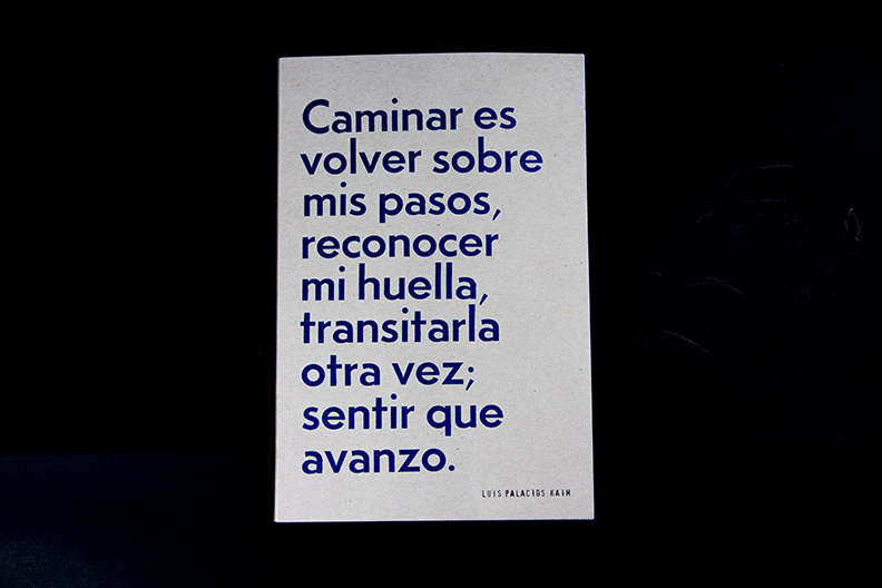 Caminar: reflexión filosófica, práctica estética