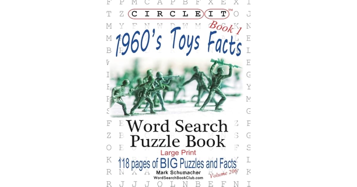 Circle It 1960s Toys Facts Book 1 Word Search Puzzle Book By Lowry Global Media Llc