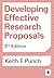 Developing Effective Research Proposals