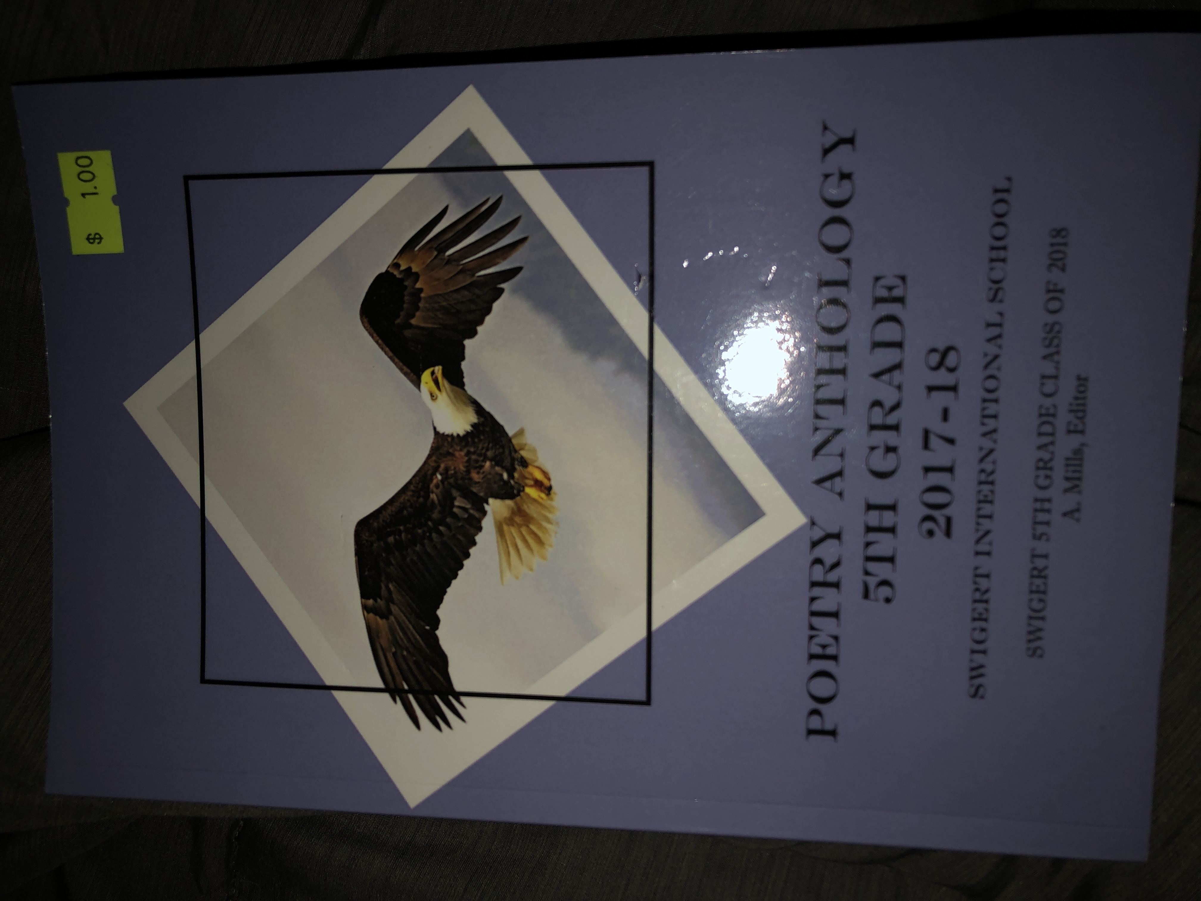 Poetry Anthology 5th Grade 2017-18 Swigert International School