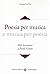 Poesia per musica e musica per poesia. Dai trovatori a Paolo Conte