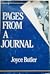 Pages From a Journal by Joyce Butler