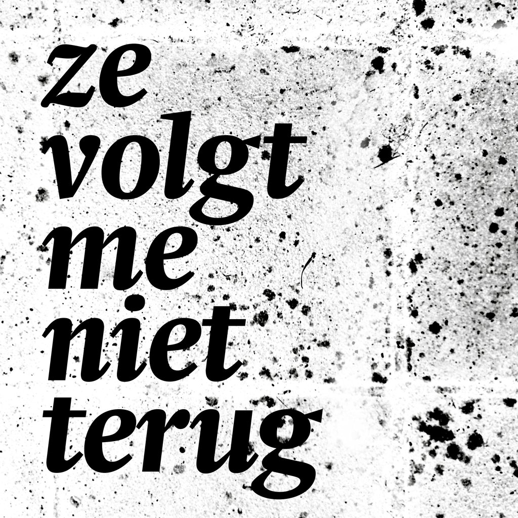 Ze volgt me niet terug