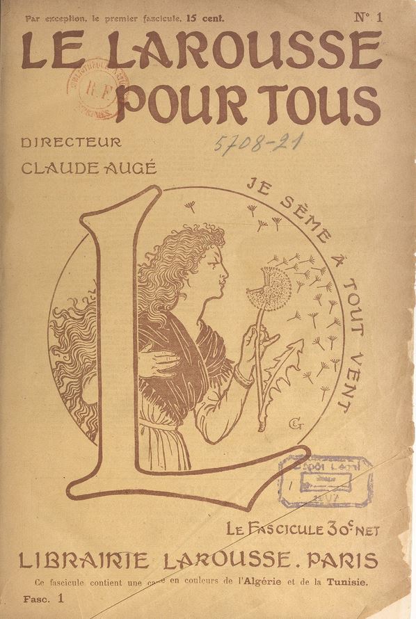 Le Larousse pour tous : nouveau dictionnaire encyclopédique, Tome 1