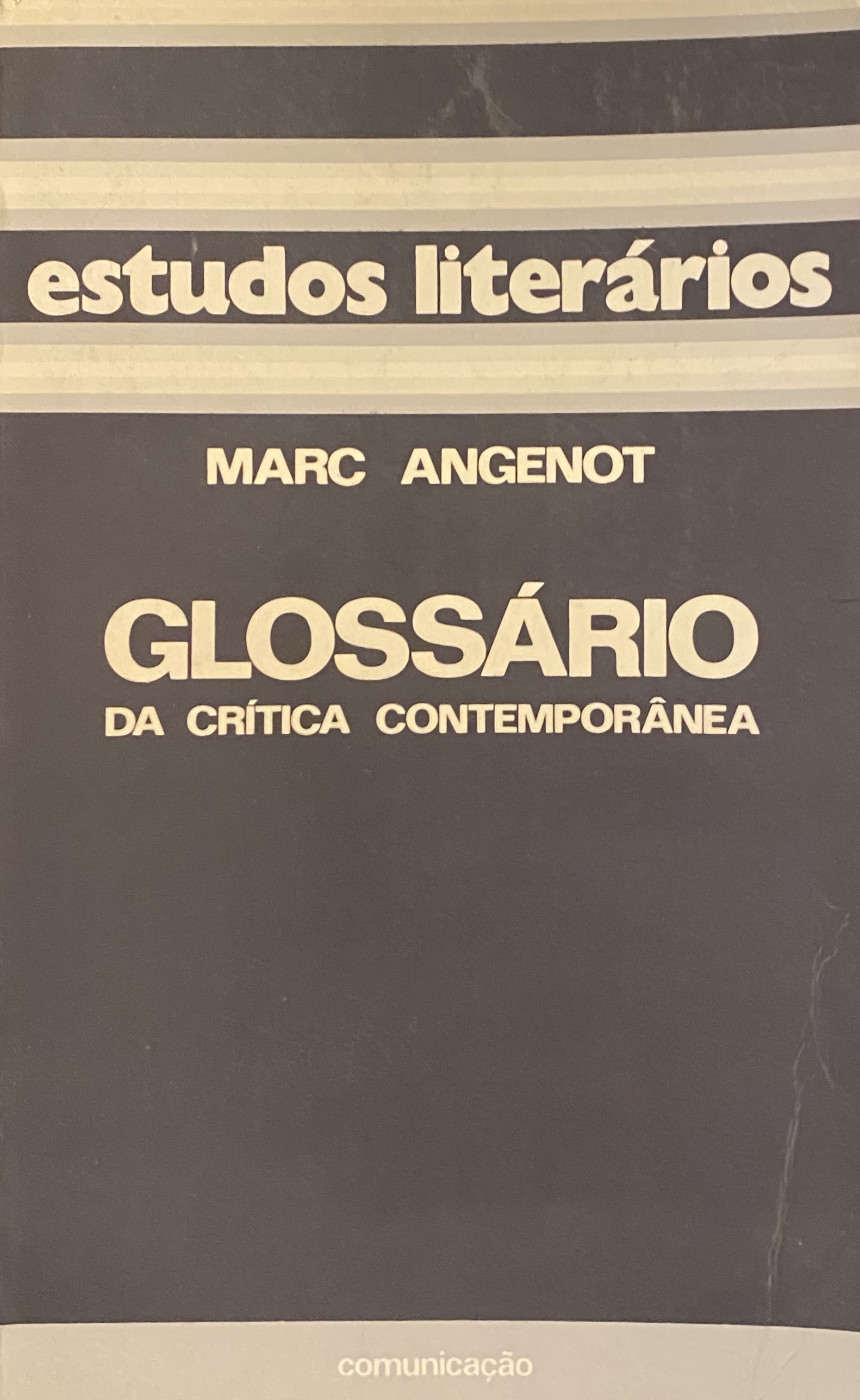 Glossário da Crítica Contemporânea (Estudos Literários #2)